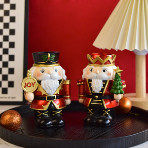 ของตกแต่งตั้งโต๊ะรูป<span class=keywords><strong>ทหาร</strong></span>นัทแครกเกอร์คริสต์มาสแบบรักษ์โลก ทำจากเรซิ่น งานแฮนด์เมด รุ่น ZHONGTUO XH-038 - Product Image 4