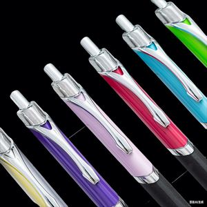 High Quality Persol Brand Customized Triangle Ballpoint <b>Pen</b> Rubber Grip Metal Logo Promotional Gift Business Writing School - Product Image 2