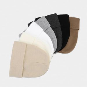 High Quality Custom Embroidery Solid Color Image Style Autumn Winter Soft Warm Knitted <b>Beanie</b> <b>Hat</b> 28 Colors Available Travel - Product Image 3