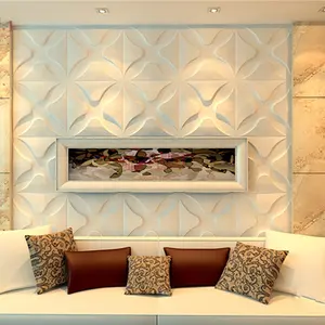 Interior&exterior wall decoration paper pvc ceiling panel 3d wall boards for company/ KTV