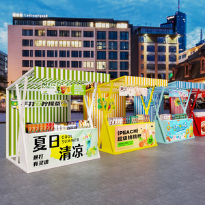 ชั้นวางสินค้าคุณภาพสูงสำหรับร้านอาหาร แผงขายของตลาดนัด งานเทศกาล ตลาดกลางคืน เต็นท์โฆษณา ร้านอาหาร - Product Image 4