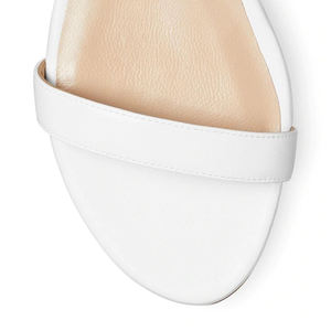 <span class=keywords><strong>Sandali</strong></span> <span class=keywords><strong>bianchi</strong></span> alla moda da <span class=keywords><strong>donna</strong></span> con cinturino alla caviglia con <span class=keywords><strong>tacco</strong></span> aperto e <span class=keywords><strong>tacco</strong></span> <span class=keywords><strong>medio</strong></span> personalizzato - Product Image 4