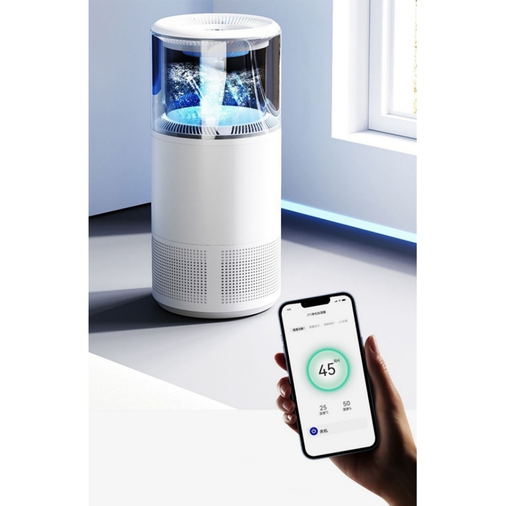 Mobile WIFI APP Control Smart Tower Humidifier Factory Home Use Humidifier OEM Mute Silent Sleep Mode Humidifiers for Bedroom