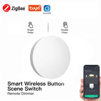 Bouton de Scène ZigBee ZB-SG – Contrôleur Intelligent de Scènes pour la Domotique – Commutateur de Liaison Multi-Scénarios
