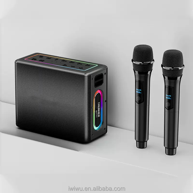 Factory 100W Active Karaoke Woofer for Home Theatre Mobile Phones & Audio Players Compatible with TF Cards & Remote Control