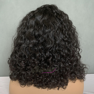 Perruque Bob Super Double Drawn Luxury Curl 14 pouces 13x4 Full Frontal Lace 100% Cheveux Humains Prix de Gros pour Femmes Noires - Product Image 3