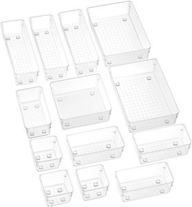 Bathroom Makeup Desk <b>Drawer</b> Organizer Storage Trays Clear PS <b>Plastic</b> Injection Molded Multifunction for Kitchen & Clothing - Product Image 1