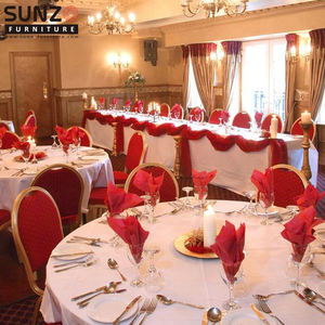 كراسي حفلات فندقية عصرية تقليدية بالجملة، أثاث من الألومنيوم للمناسبات والحفلات والبارات وغرف المعيشة للتأجير - Product Image 5