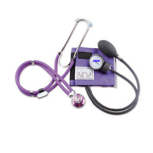 SZMIQU Adulto Deluxe Aneróide Esfigmomanômetro com Manguito Estetoscópio e Estojo - Product Image 1