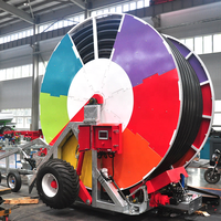Système d'irrigation agricole mobile 2026 direct usine avec arroseur et enrouleur de tuyau d'eau pour ferme, Modèle 100/500 110/500