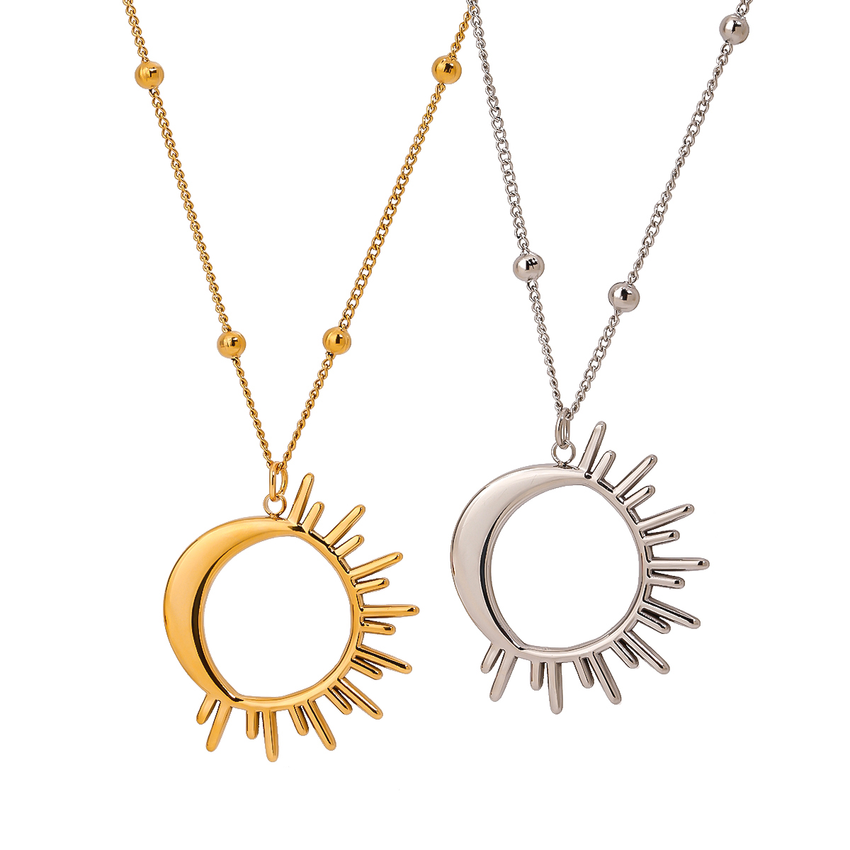 Star and Moon Pendant