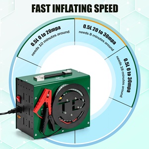 Compresseur d'air PCP TUDIVING avec transformateur intégré, pratique à transporter, 12V 30MPa 300 bars 4500 PSI, pour la chasse, la plongée, le paintball - Product Image 3