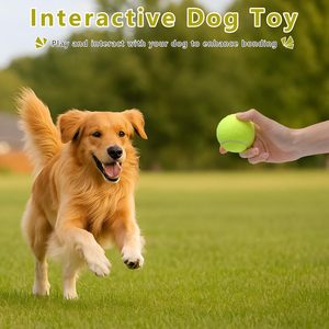 Ballons de tennis pour chiens personnalisés avec empreintes de pattes, mini-jouets à mâcher pastel, interactifs, très demandés - Product Image 4