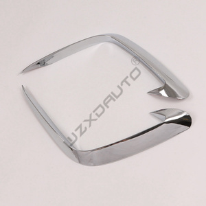 WZXD Spoiler avant de voiture, lames d'air, caches de feux antibrouillard, décorations chromées, autocollants extérieurs pour 2022 2023 - Product Image 4