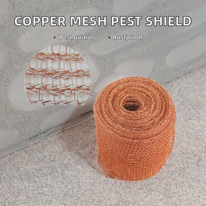 Protection contre les rats et les serpents, filet en cuivre anti-parasites, 5m/rouleau, 120mm, durable, résistant à la rouille et aux taches / Qualité - Product Image 2