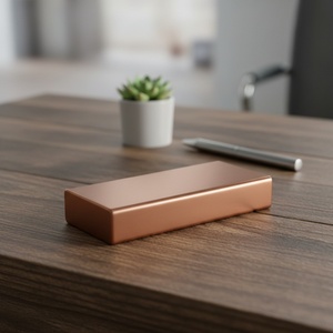 TGS 1 Pound 999 Fine Copper Square Bullion <b>Bar</b> Custom Logo Engraved Investment Ingot - Product Image 2