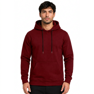 Sweat à capuche vierge personnalisable pour impression sur mesure, en tissu éponge premium, vente en gros, pour hommes, pour l'entraînement sportif - Product Image 1