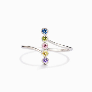 Anello Geometrico Colorato alla Moda, Design Minimalista ed Elegante, Gioiello da Donna per Uso Quotidiano - Product Image 5