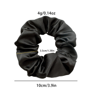 Coleteros <span class=keywords><strong>de</strong></span> Satén para Mujer, Suaves y Ligeros, Elásticos para Uso Diario, Paquete <span class=keywords><strong>de</strong></span> 6, 10 cm, para Cola <span class=keywords><strong>de</strong></span> Caballo, con Logotipo Personalizado, Venta al Por Mayor - Product Image 4