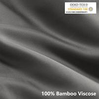 Parure de draps rafraîchissante ultra douce 100 % viscose de bambou avec drap-housse à poches profondes pour la vente en gros
