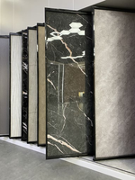 Panel de Pared de PVC con Recubrimiento UV, Lámina de Mármol de 3mm, 1220x2440mm, Fabricante Chino