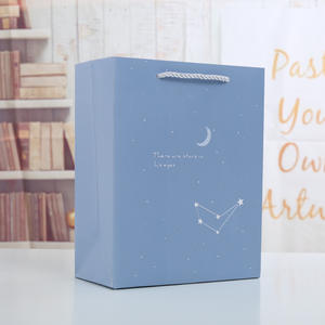 Bolsas de Regalo con Diseño de Cielo Estrellado de Alta Calidad, Bolsas de Papel Personalizadas para Ropa y Bolsos, Venta al por Mayor - Product Image 4