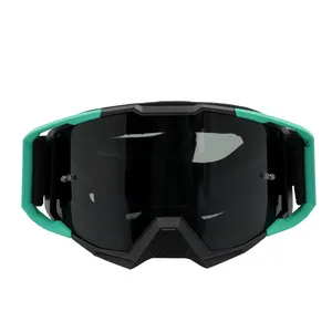 Gafas MX de Motocross personalizadas con marco de TPU y lentes de policarbonato para casco de moto todoterreno