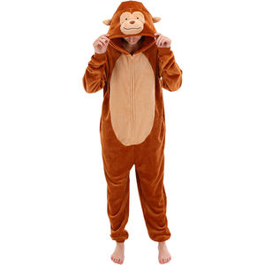 Logotipo personalizado OEM/ODM Animal Onesie pijamas a granel en Stock adulto con capucha de peluche <span class=keywords><strong>Kigurumi</strong></span> familia juego fiesta Cosplay disfraz <span class=keywords><strong>pijama</strong></span> - Product Image 1