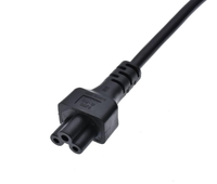 Adaptateur secteur IEC C8 vers IEC C5, câble d'alimentation 0,75 mm², cordon d'alimentation, rallonge électrique pour téléviseur, imprimante, moniteur