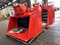 MONDE Godet de broyage et de criblage haute efficacité pour excavatrice, godet broyeur hydraulique pour le traitement des déchets de construction sur site