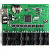 Carte de contrôle d'affichage LED RHX8-Q2C RHX8-Q4AM RHX8-Q4A1 RHX8-Q8B RHX8-Q10 Wifi ou commande par téléphone, module asynchrone extérieur/intérieur