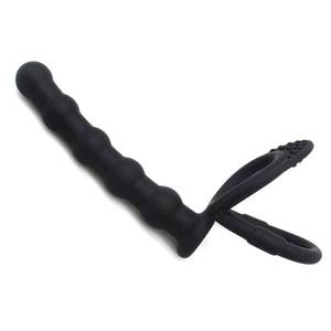 <span class=keywords><strong>Double</strong></span> <span class=keywords><strong>pénétration</strong></span>, <span class=keywords><strong>Strapon</strong></span>, Godemiché, Jouets sexuels pour femmes et hommes, Strap-on, Perles anales, Plug anal, Masseur pour adultes - Product Image 4