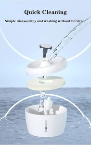 Alimentador de agua de limpieza profunda USB silencioso eléctrico 2.5L bebedero de agua automático para perros y gatos - Product Image 5