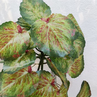 Vigne artificielle en plastique en forme de feuille de fraise, 45 cm, plante suspendue, verdure décorative, vente en gros