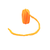 Fil dentaire expansible biodégradable et écologique Fil expansible orange de 30 mètres avec saveur d'orange