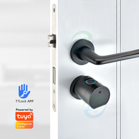 Cerradura de Cilindro Inteligente Euro, Cerradura Digital Ajustable Tuya Smart Lock, Aplicación TTLock, Reemplazo de Cerraduras Mecánicas Antiguas
