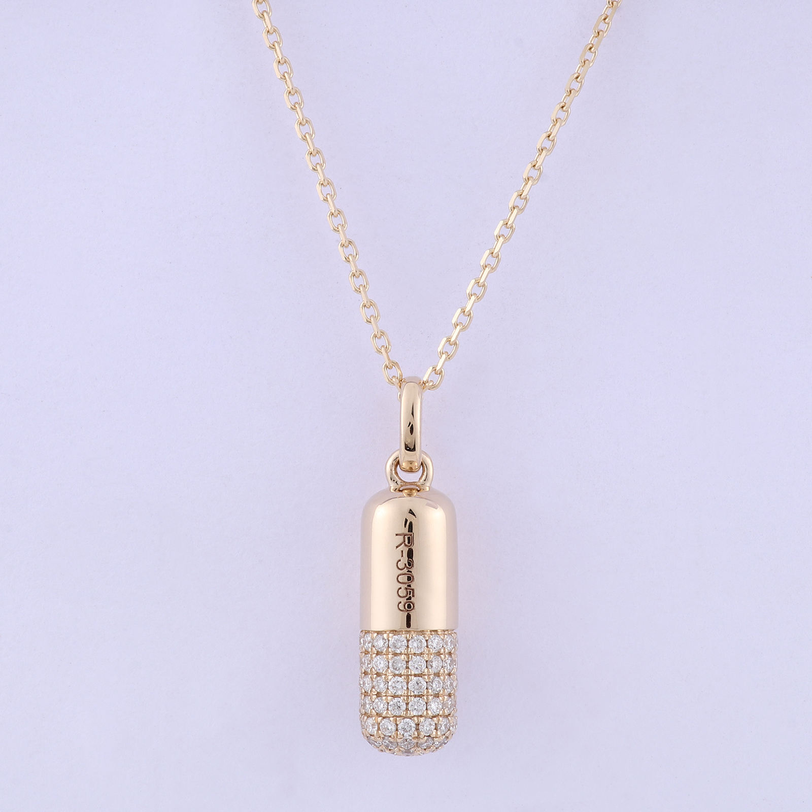 18k gold with lab diamond