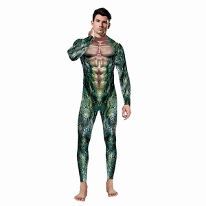 Nuevo Mono de una Pieza con Estampado Digital 3D de <span class=keywords><strong>Serpiente</strong></span> Animal, <span class=keywords><strong>Disfraz</strong></span> de Halloween para <span class=keywords><strong>Mujer</strong></span>, Vestidos Personalizados - Product Image 2