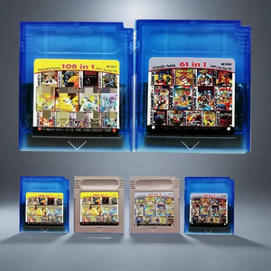 Cartucho de videojuego de la serie Poked Moned 61 y 108 juegos en 1 versión en inglés para accesorios de juego GBC/GBA/SP/GBM - Product Image 1