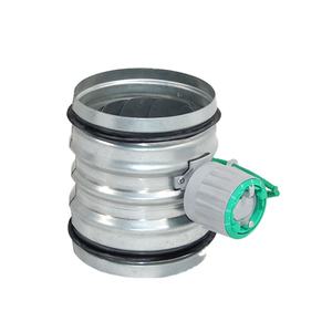 Amortiguador de conducto de aire redondo y ajustable, suministro de ventilación para <span class=keywords><strong>HVAC</strong></span>, fabricación profesional, barato - Product Image 1