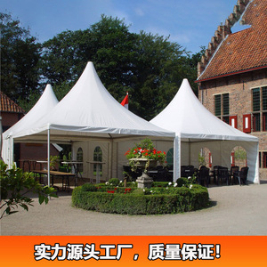 Tente de réception Trigone à ouverture rapide, structure en alliage d'aluminium, tissu PVC imperméable, pour événements extérieurs - Product Image 2