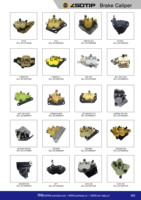 Venta al por mayor pinza de freno de disco accesorios de motocicleta pinza de freno delantero AT110 WS150 personalización pinza de freno delantero Sub Assy.
