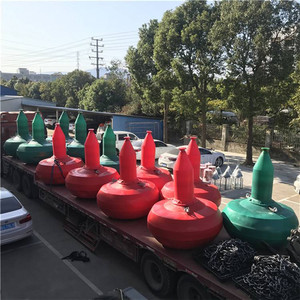 Marine Floating <strong>Buoy</strong> with Solar <strong>Light</strong> and Top Mark Navigation Polyethylene <strong>Buoys</strong> Durable PE Material Including Hinge Part - Product Image 2