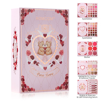 Palette de maquillage multifonctionnelle pour les yeux et le visage, rose mat, finement chatoyante, pour éclaircir le teint