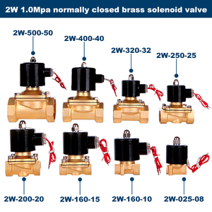 Électrovanne normalement fermée 2/2 voies haute température 50 bars 220 V CA DN15 1/2 pouce pour eau, huile, air - Product Image 6