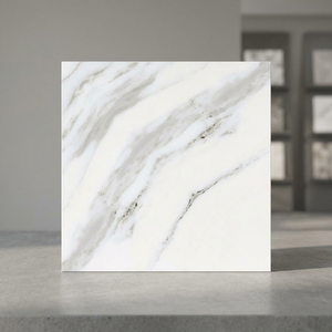 Calacatta Gold Book Match 600x600mm PGVT Polished Porcelain Tiles Marble Vein Interior Collection - Product Image 3