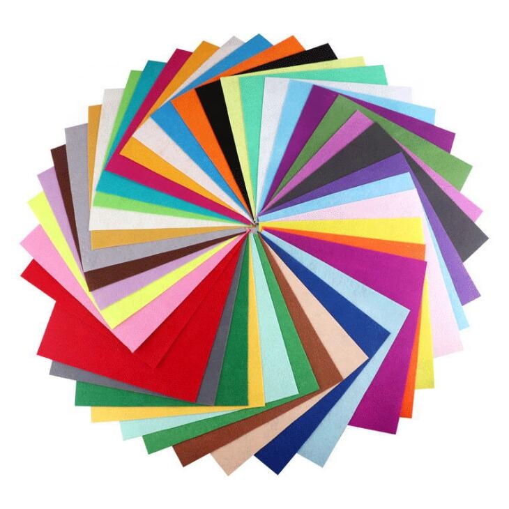 Цветные листы войлочной ткани для рукоделия толщиной 1 мм