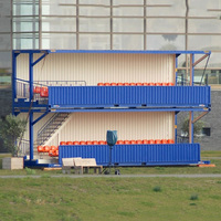 20/40 pieds tribune modulaire de 2 étages conteneur d'expédition stade sièges temporaire événement sportif gradins
