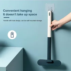 Cepillo multifuncional de mango largo para ventanas, cepillo de limpieza de doble uso húmedo y seco, cepillo de vidrio, sofá, pared, pelo de mascotas, limpieza de alfombras - Product Image 2