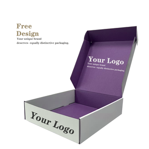 Картонные коробки с логотипом под заказ, оптовая продажа гофрированных почтовых коробок, фабрика OEM-упаковки, бесплатный образец и быстрая доставка - Product Image 3